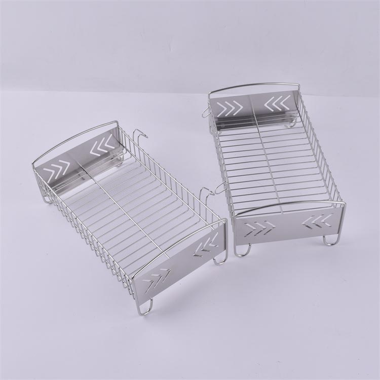 304不銹鋼餐具瀝淋水收納架 餐具消毒籃_http://www.myzhpp.cn_不銹鋼編織網類_第5張